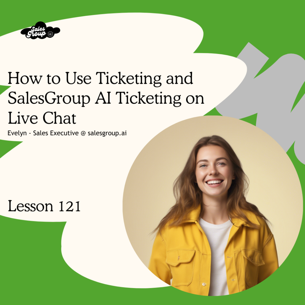 salesgroup ai ticketing