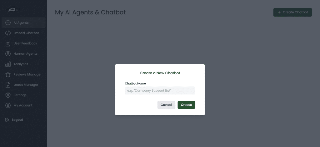 Ponle nombre a tu chatbot
