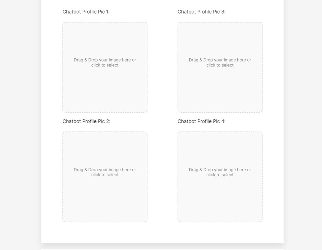 Chatbot screenshot