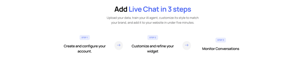 Adicionar chat ao vivo 