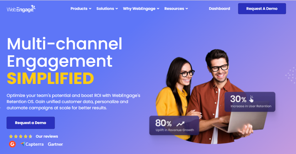 Tableau de bord WebEngage
