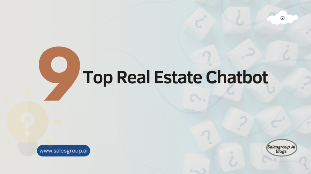 Top 9 des chatbots immobiliers