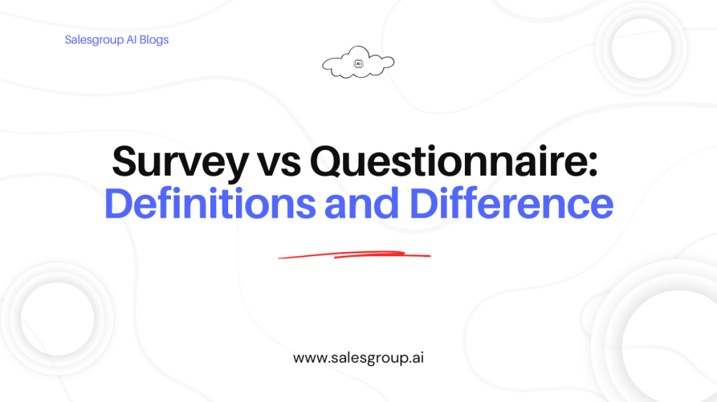 enquête vs questionnaire