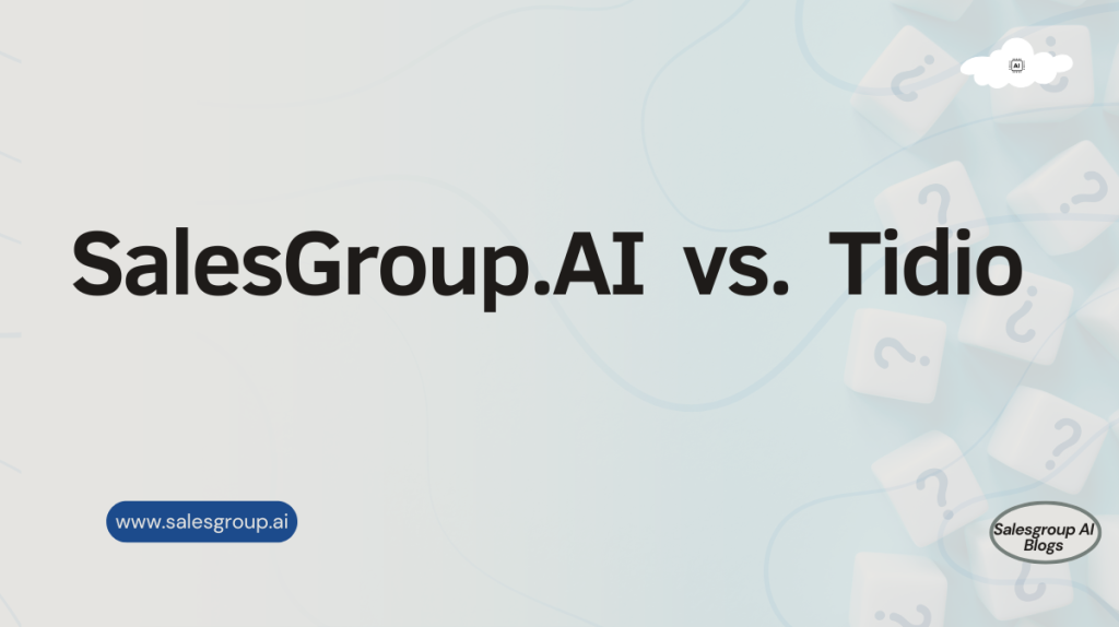 SalesGroup AI contre Tidio