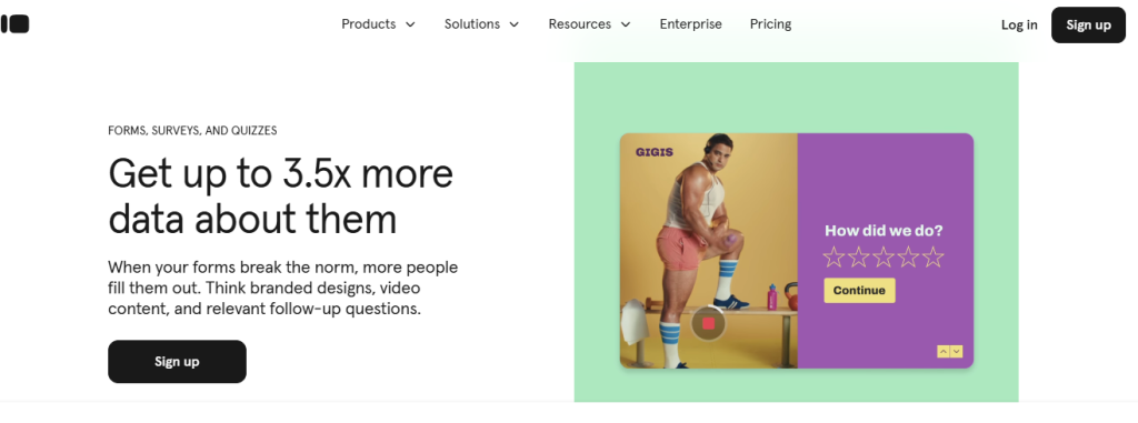 Typeform (Free Plan)