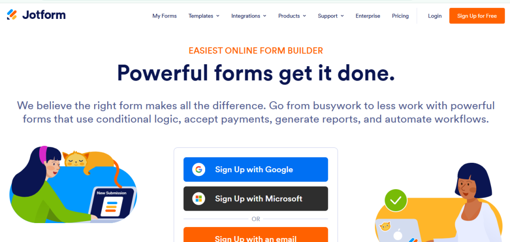 Jotform (Free Plan)