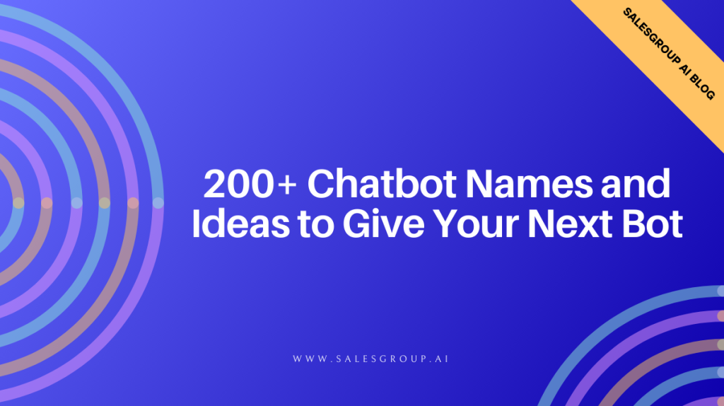 chatbot names