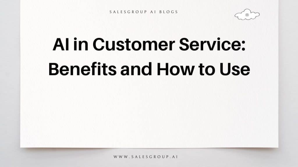 L'IA dans le service client