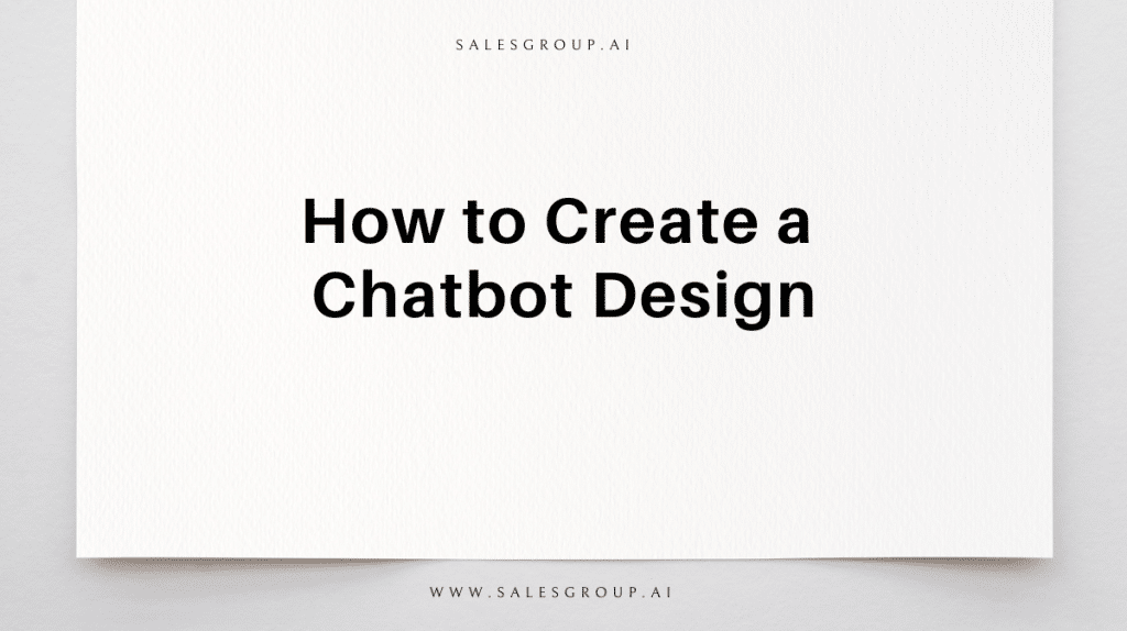Comment créer un design de chatbot