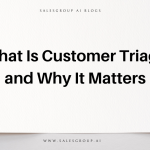 What Is Customer Triage and Why It Matters