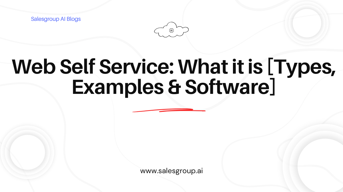 Web Self Service qu'estce que c'est [Types, exemples et logiciels