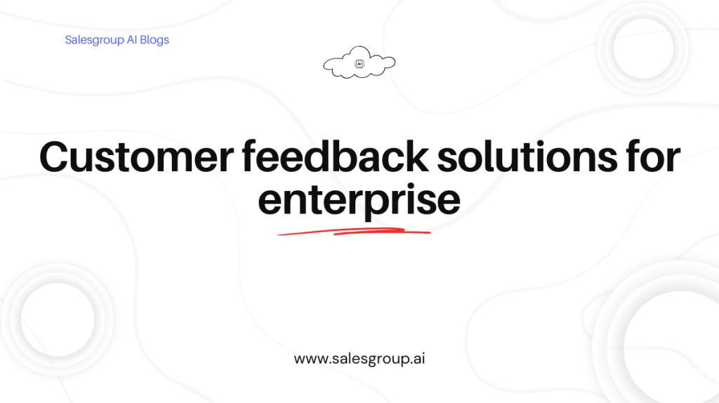 Solutions de feedback client pour les entreprises