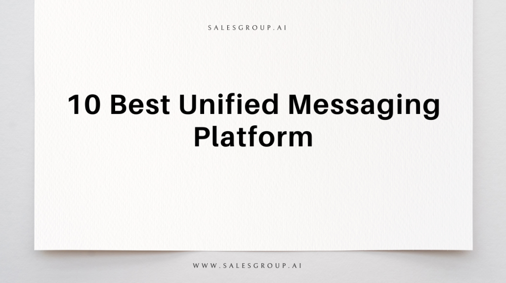 10 meilleures plateformes de messagerie unifiée