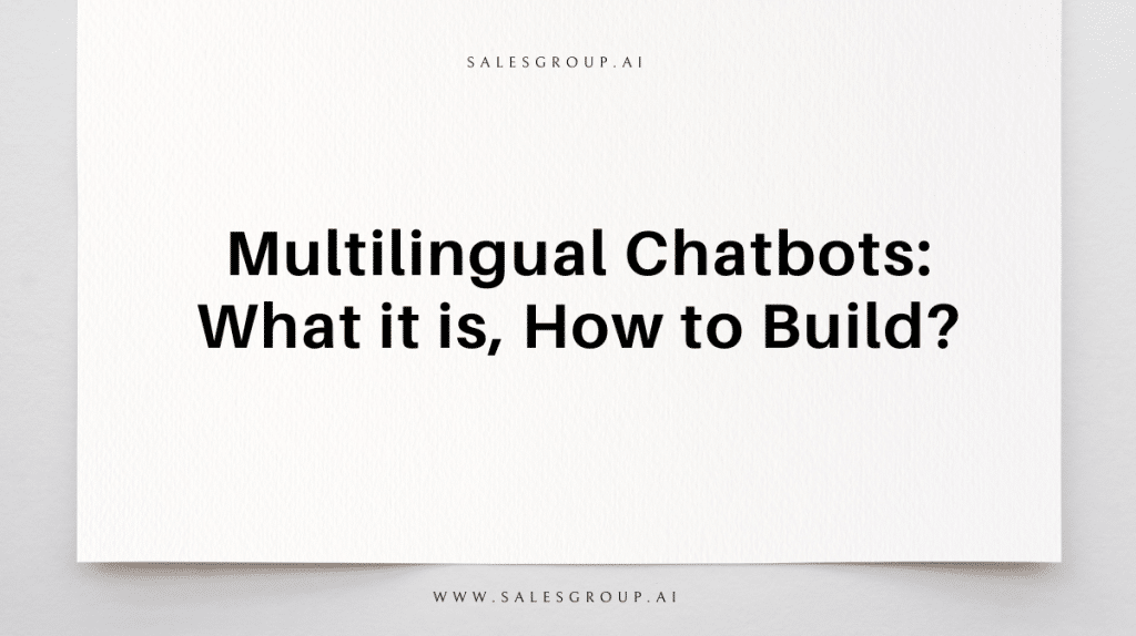 chatbot multilingue