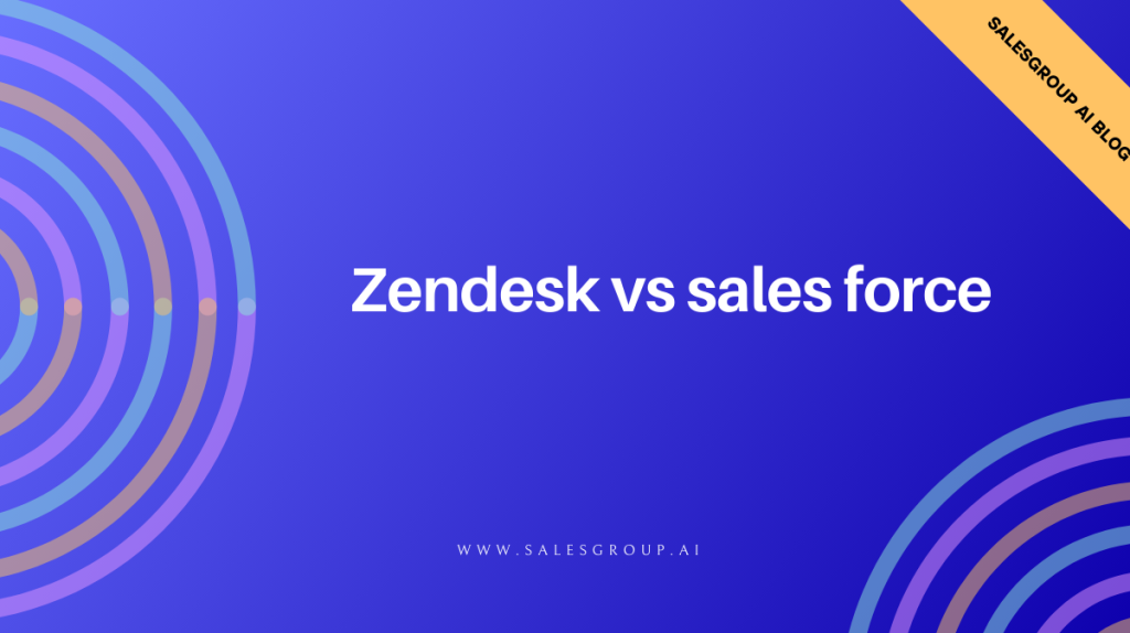 Zendesk vs force de vente