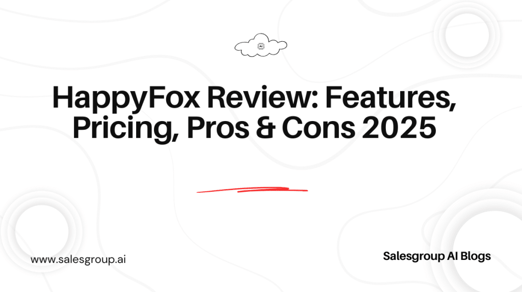 happyfox review