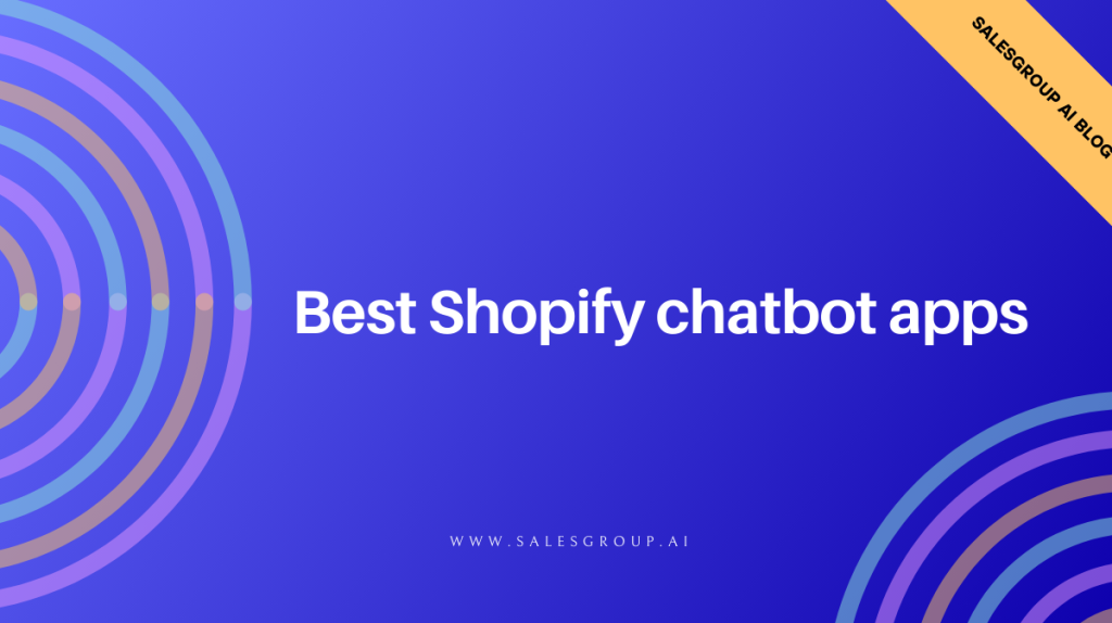 applications de chatbot Shopify